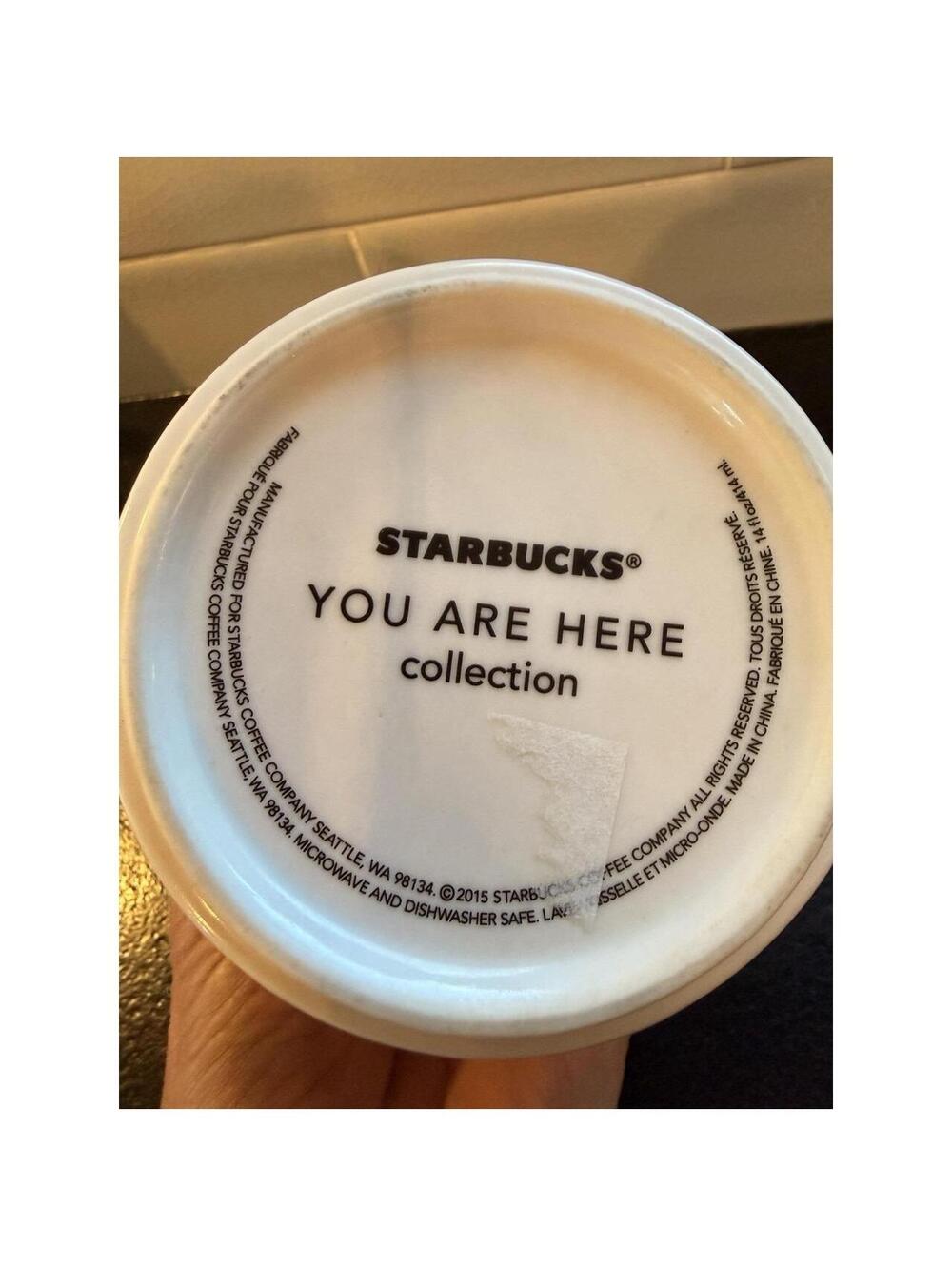 Starbucks Washington State Coffee Mug 2016 YOU ARE HERE Collector Series 14 oz - Picture 6 of 6